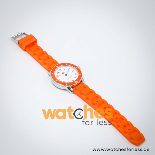 Lacoste Women’s Quartz Orange Silicone Strap White Dial 40mm Watch 2000747