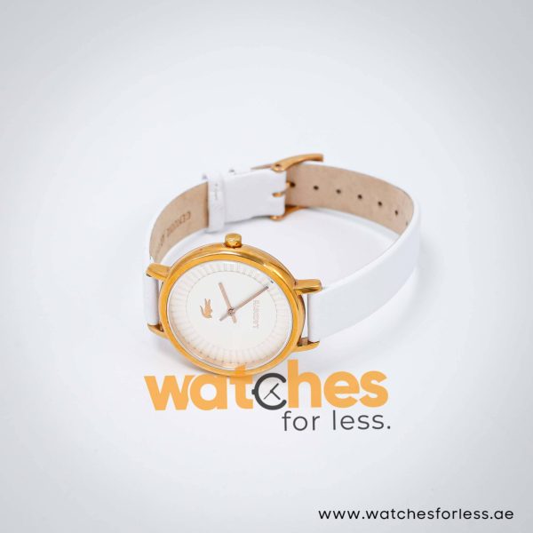 Lacoste Women’s Quartz White Leather Strap White Dial 35mm Watch 2000716