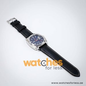 Tommy Hilfiger Men’s Quartz Black Leather Strap Blue Dial 40mm Watch 1790544