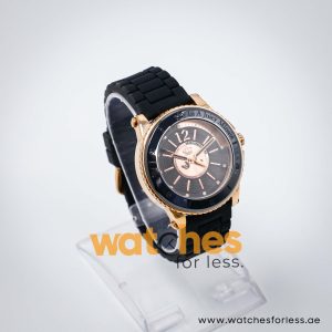 Juicy Couture Women’s Quartz Black Silicone Strap Black Dial 39mm Watch 1900786