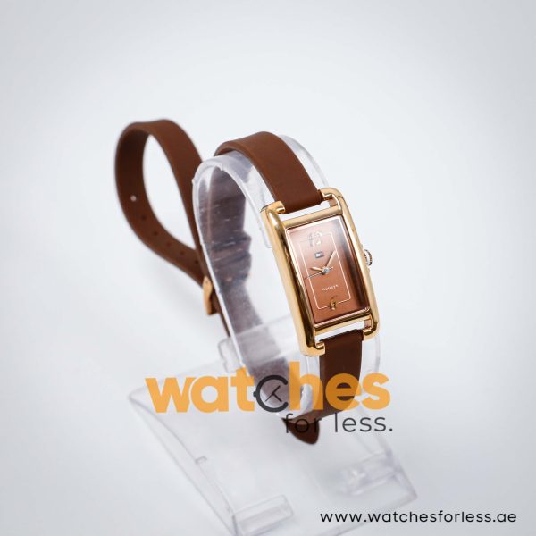 Tommy Hilfiger Women’s Quartz Brown Silicone Strap Brown Dial 20mm Watch 1781223