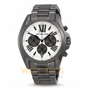 Michael Kors Men’s Quartz Grey Stainless Steel White Dial 43mm Watch MK5952 UAE DUBAI AJMAN SHARJAH ABU DHABI RAS AL KHAIMA UMM UL QUWAIN ALAIN FUJAIRAH
