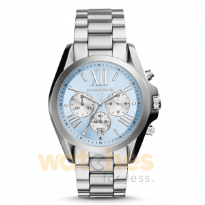 Michael Kors Women’s Quartz Silver Stainless Steel Blue Dial 43mm Watch MK6099