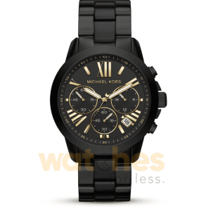 Michael Kors Unisex Quartz Black Stainless Steel Black Dial 42mm Watch MK6302 UAE DUBAI AJMAN SHARJAH ABU DHABI RAS AL KHAIMA UMM UL QUWAIN ALAIN FUJAIRAH