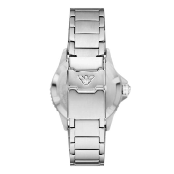 Emporio Armani Men’s Quartz Silver Stainless Steel Blue Dial 42mm Watch AR11590 UAE DUBAI AJMAN SHARJAH ABU DHABI RAS AL KHAIMA UMM UL QUWAIN ALAIN FUJAIRAH