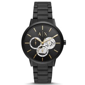 Armani Exchange Men’s Quartz Black Stainless Steel Black Dial 42mm Watch AX2748