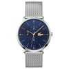 Lacoste Men’s Quartz Silver Stainless Steel Blue Dial 40mm Watch 2011024