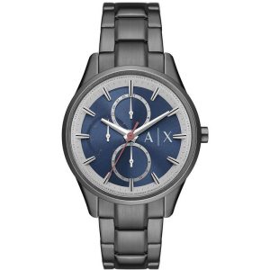 Armani Exchange Men’s Quartz Grey Stainless Steel Blue Dial 42mm Watch AX1871