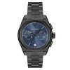 Emporio Armani Men’s Quartz Black Stainless Steel Blue Dial 43mm Watch AR11561