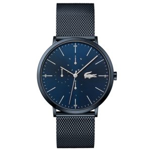 Lacoste Men’s Quartz Blue Stainless Steel Blue Dial 40mm Watch 2011058