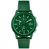 Lacoste Men’s Quartz Green Silicone Strap Green Dial 44mm Watch 2010973