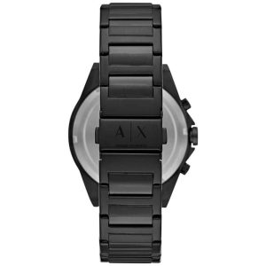 Armani Exchange Men’s Quartz Black Stainless Steel Blue Dial 44mm Watch AX2639