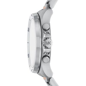 Michael Kors Men’s Quartz Two Tone Stainless Steel Blue Dial 45mm Watch MK9065