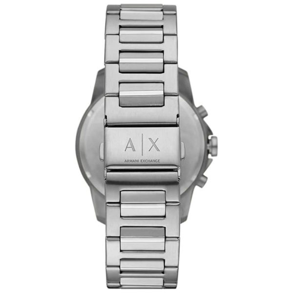 Armani Exchange Men’s Quartz Silver Stainless Steel Grey Dial 44mm Watch AX7141