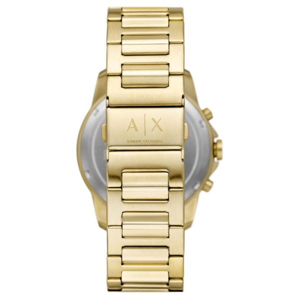 Armani Exchange Men’s Quartz Gold Stainless Steel Green Dial 44mm Watch AX1746