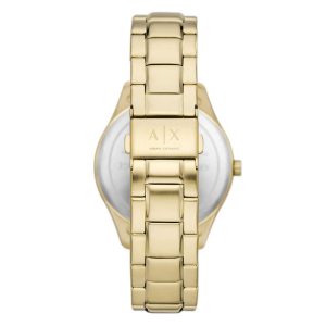 Armani Exchange Men’s Quartz Gold Stainless Steel Gold Dial 42mm Watch AX1866