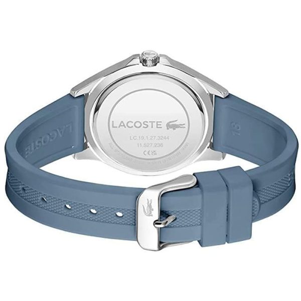 Lacoste Women’s Quartz Blue Silicone Strap Blue Dial 38mm Watch 2001267