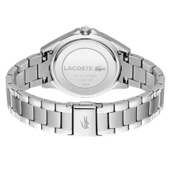 Lacoste Women’s Quartz Silver Stainless Steel Silver Sunray Dial 38mm Watch 2001222