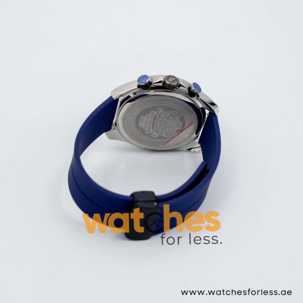 Festina Men’s Quartz Blue Silicone Strap White Dial 44mm Watch F20377/10
