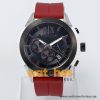 Armani Exchange Men’s Quartz Maroon Silicone Strap Black Dial 47mm Watch AX1225/1