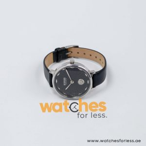 Versus by Versace Women’s Quartz Black Leather Strap Black Dial 36mm Watch VSP1S0119
