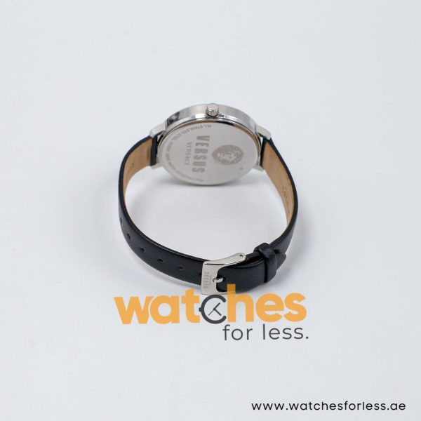 Versus by Versace Women’s Quartz Black Leather Strap Black Dial 36mm Watch VSP1S0119