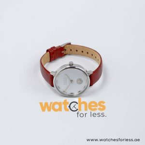 Versus by Versace Women’s Quartz Maroon Leather Strap White Dial 36mm Watch VSP1S0819/1