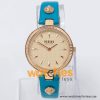 Versus by Versace Women’s Quartz Sea Green Leather Strap Rose Gold Dial 34mm Watch VSPE00819 UAE DUBAI AJMAN SHARJAH ABU DHABI RAS AL KHAIMA UMM UL QUWAIN ALAIN FUJAIRAH