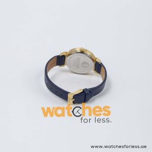 Versus by Versace Women’s Quartz Navy Blue Leather Strap Navy Blue Dial 35mm Watch VSP430329