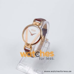 Versus by Versace Women’s Quartz Brown Leather Strap White Dial 36mm Watch VSPER0419