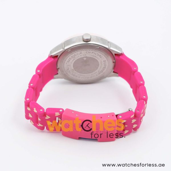 Superdry Women’s Quartz Pink Silicone Chain Pink Dial 39mm Watch SYL137P