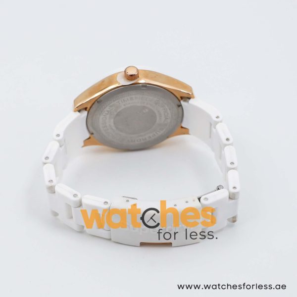 Superdry Women’s Quartz White Silicone Chain White Dial 39mm Watch SYL134P