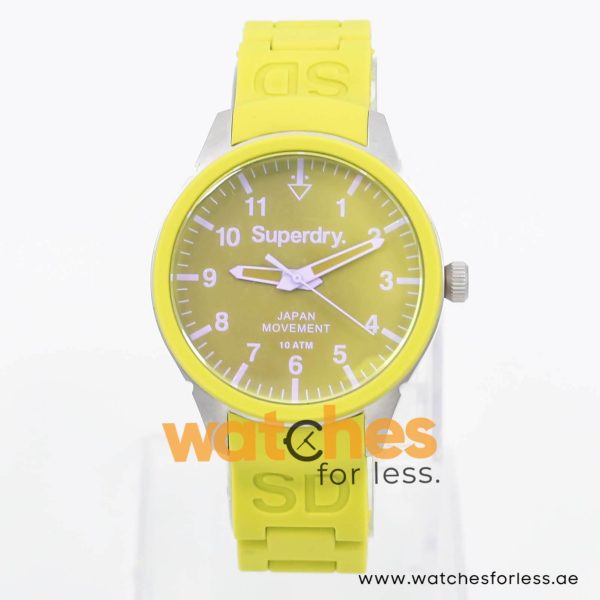 Superdry Women’s Quartz Green Silicone Chain Green Dial 39mm Watch SYL125EN