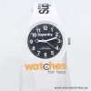 Superdry Kid’s Quartz White Silicone Strap Black Dial 38mm Watch SYG164W
