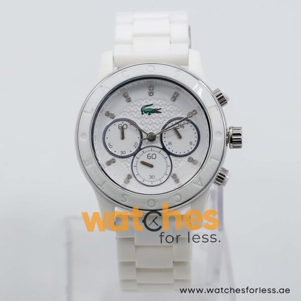 Lacoste Women’s Quartz White Plastic Chain White Dial 40mm Watch 2000805