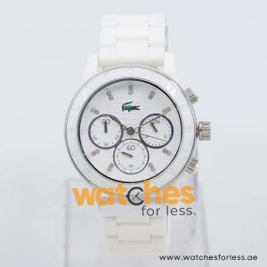Lacoste Women’s Quartz White Plastic Chain White Dial 40mm Watch 2000805