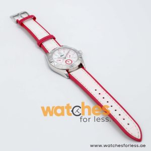 Lacoste Women’s Quartz White & Pink Leather Strap White Dial 37mm Watch 2000530