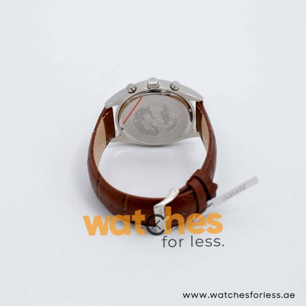 Lacoste Men’s Quartz Brown Leather Strap White Dial 43mm Watch 2010620