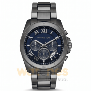 Michael Kors Men’s Quartz Grey Stainless Steel Blue Dial 44mm Watch MK8582
