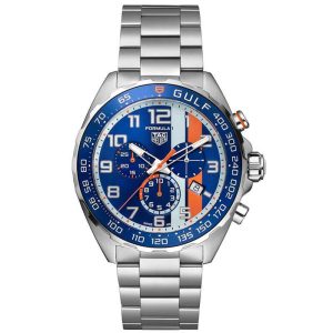 Tag Heuer Formula 1 Men’s Quartz Swiss Made Silver Stainless Steel Blue Dial 43mm Watch CAZ101AT.BA0842