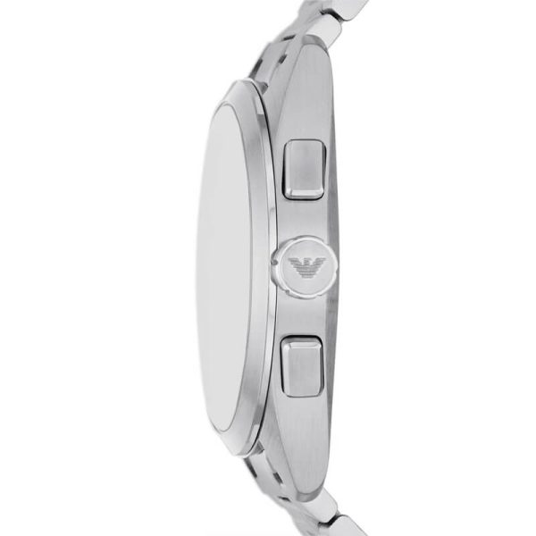 Emporio Armani Men’s Quartz Silver Stainless Steel Green Dial 43mm Watch AR11480