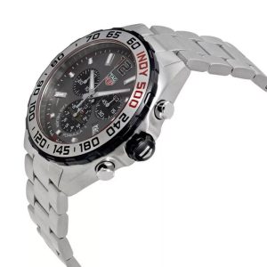 Tag Heuer Formula 1 Men’s Quartz Swiss Made Silver Stainless Steel Grey Dial 43mm Watch CAZ1016.EB0058