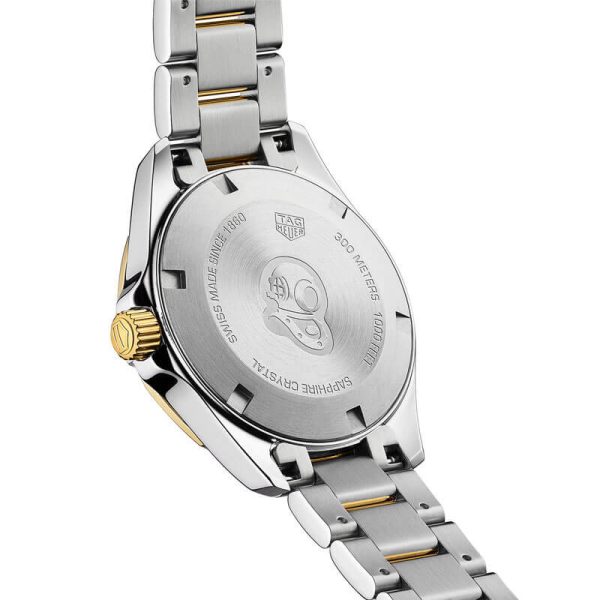 Tag Heuer Aquaracer Women’s Quartz Swiss Made Two Tone Stainless Steel Mother Of Pearl Dial 32mm Watch WBD1322.BB0320