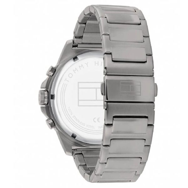 Tommy Hilfiger Men’s Quartz Grey Stainless Steel Grey Dial 46mm Watch 1791892