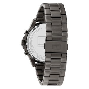 Tommy Hilfiger Men’s Quartz Grey Stainless Steel Grey Dial 44mm Watch 1710479