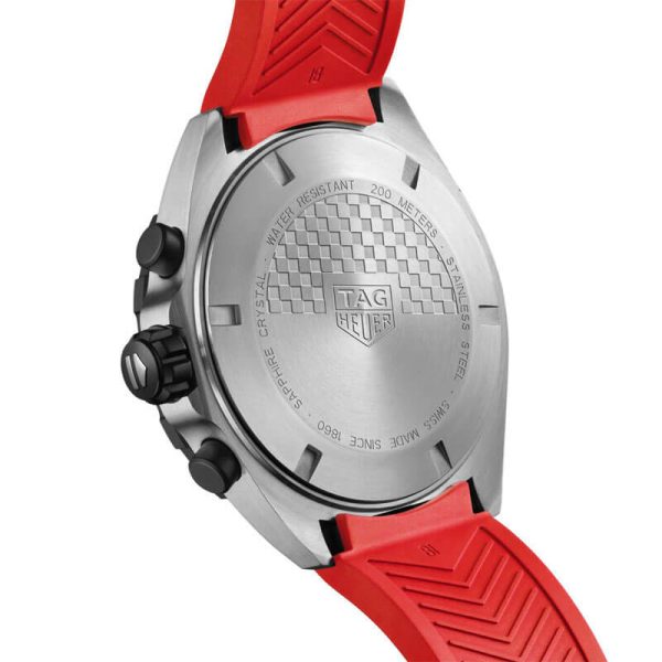Tag Heuer Formula 1 Men’s Quartz Swiss Made Red Silicone Strap Red Dial 43mm Watch CAZ101AN.FT8055