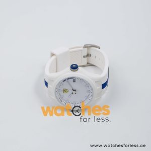 Ferrari Men’s Quartz White Silicone Strap White Dial 44mm Watch 830153