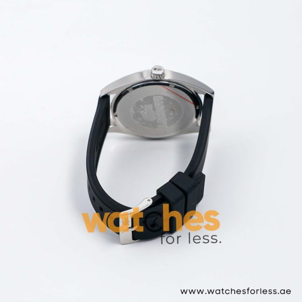 Lacoste Men’s Quartz Black Silicone Strap Black Dial 43mm Watch 2010632