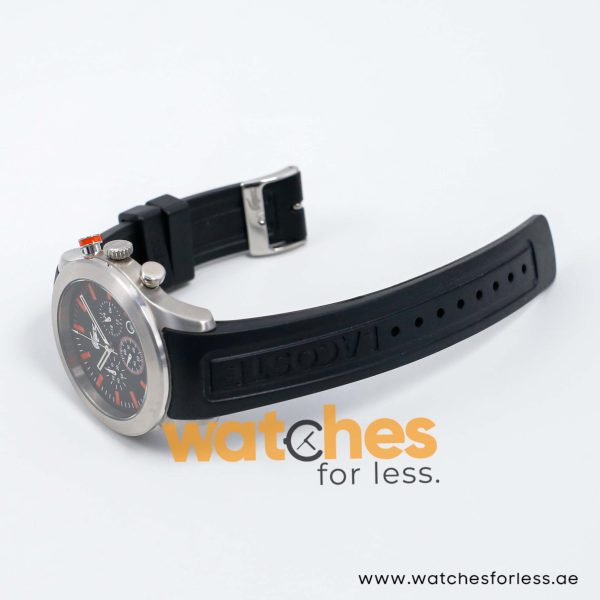 Lacoste Men’s Quartz Black Silicone Strap Black Dial 42mm Watch 2010400