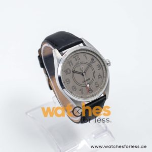 Lacoste Men’s Quartz Black Leather Strap Grey Dial 43mm Watch 2010625